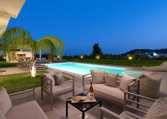 빌라 Pantheon Luxury Rhodes Island 아판토우